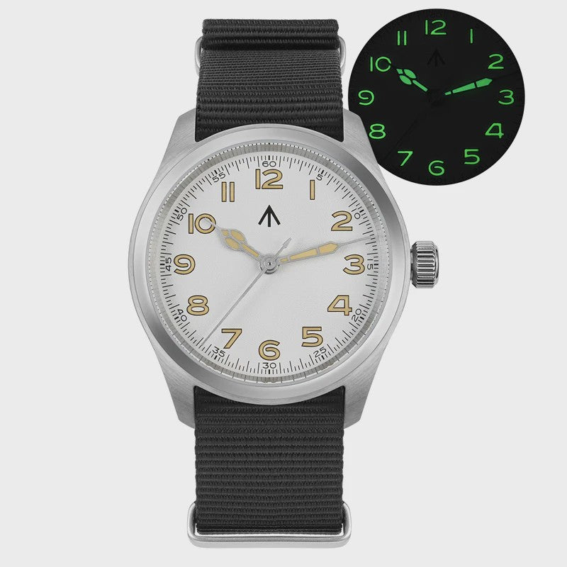 Militado ML08 Vintage Herenhorloge - Quartz VH31, Saffierglas, 10ATM Waterdicht