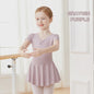 Schattige Ballet Leotard Jurk met Tutu voor Meisjes - Kortmouw Danskleding