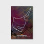 Formule 1 Circuit Poster Canvas - F1 Race Track Kunst Print voor Woonkamer Decoratie