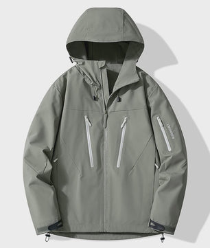 Unisex Waterdichte Outdoor Jas - Winddicht & Ademend voor Wandelen, Kamperen & Sport