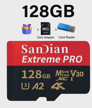 Snelle 128GB Micro SDXC Kaart - Opslag voor Camera, PC, Mac & Meer