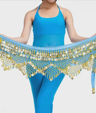 Buikdans Heupketting met Munten - Dansgordel voor Danseressen