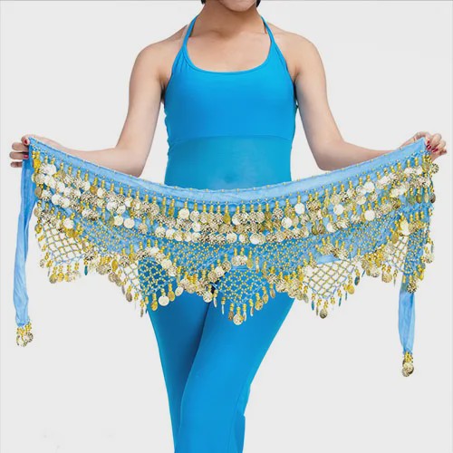 Buikdans Heupketting met Munten - Dansgordel voor Danseressen