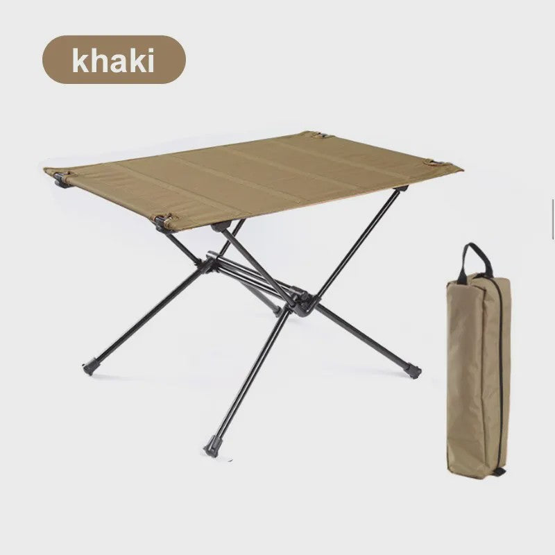 WESTTUNE Campingtafel Opvouwbaar Lichtgewicht Aluminium & 1680D Oxford Doek - Draagbaar voor Outdoor Picknick