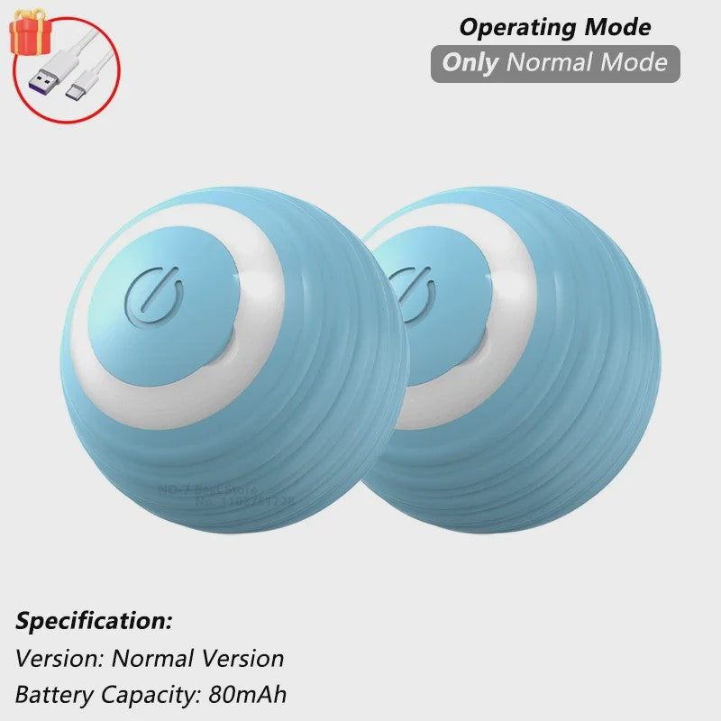 Interactieve Kattenbal Speelgoed - Automatisch Rollend, Oplaadbaar & Slim