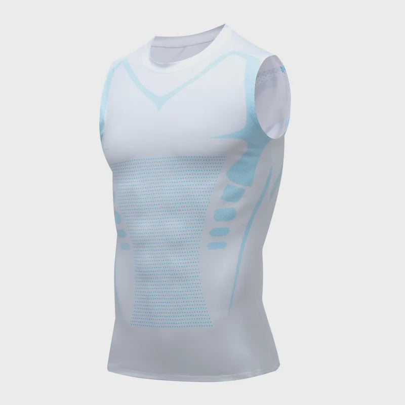 Heren Compressie Tanktop - Sneldrogend Sportshirt voor Fitness & Bodybuilding