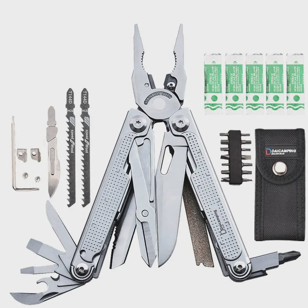 Daicamping DL30 Multifunctioneel Multitool Zakmes met Tang - EDC Handgereedschap