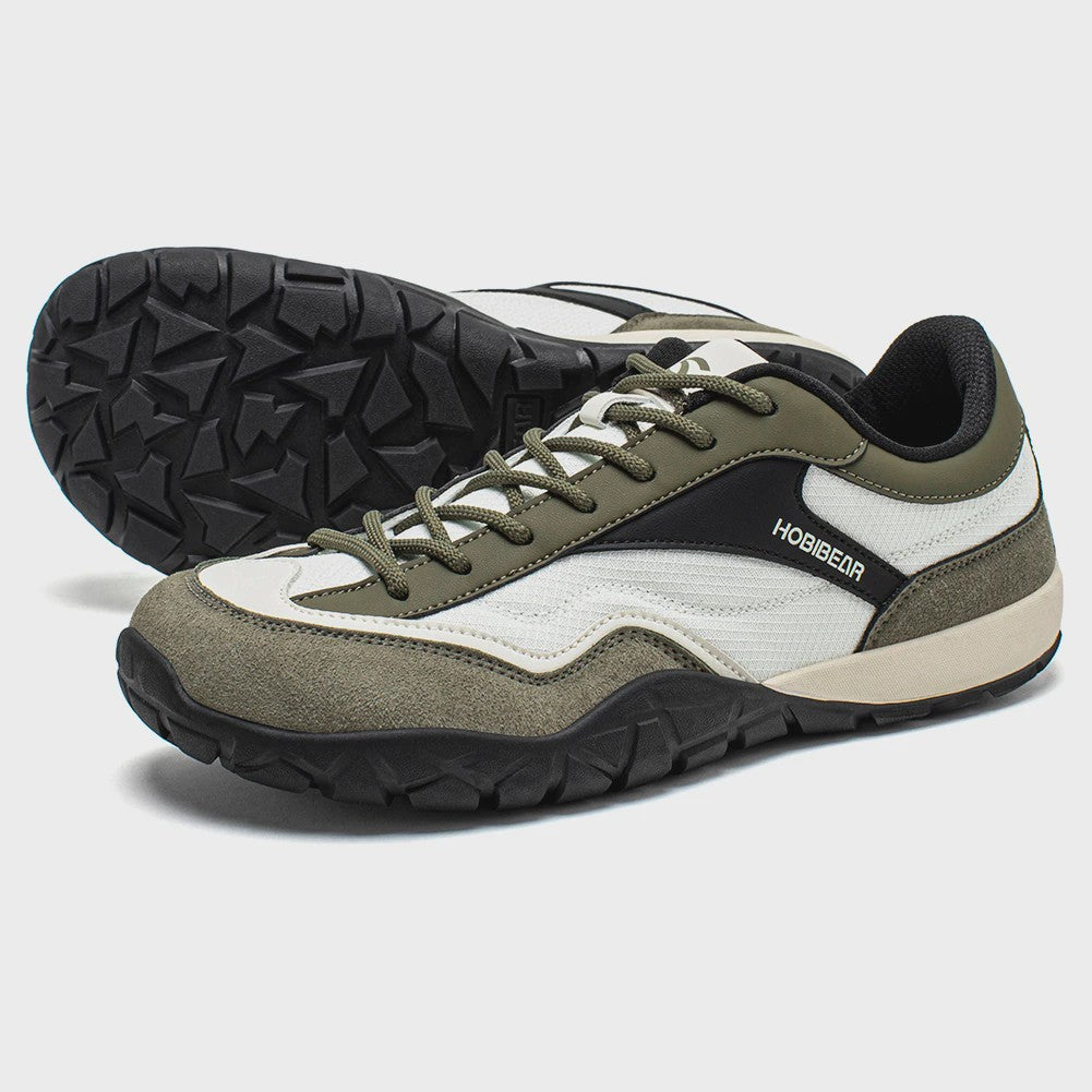 HOBIBEAR Unisex Wandelschoenen - Retro Trail Running Sneakers met Brede Pasvorm