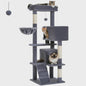 Luxe Kattenboom met Krabpalen, Hangmat en Knusse Condo - Grote Katten Toren