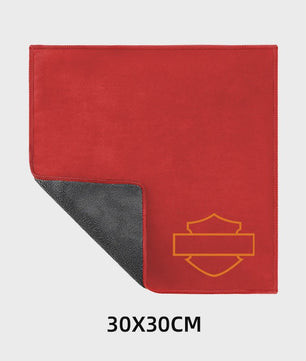 Set van 2 Harley Davidson Microvezel Doeken - Soft Drying Cloth voor Auto & Motor