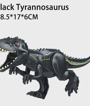 Grote Bouwblok Dinosaurus Speelgoed - Indominus Rex & Tyrannosaurus Rex Modellen