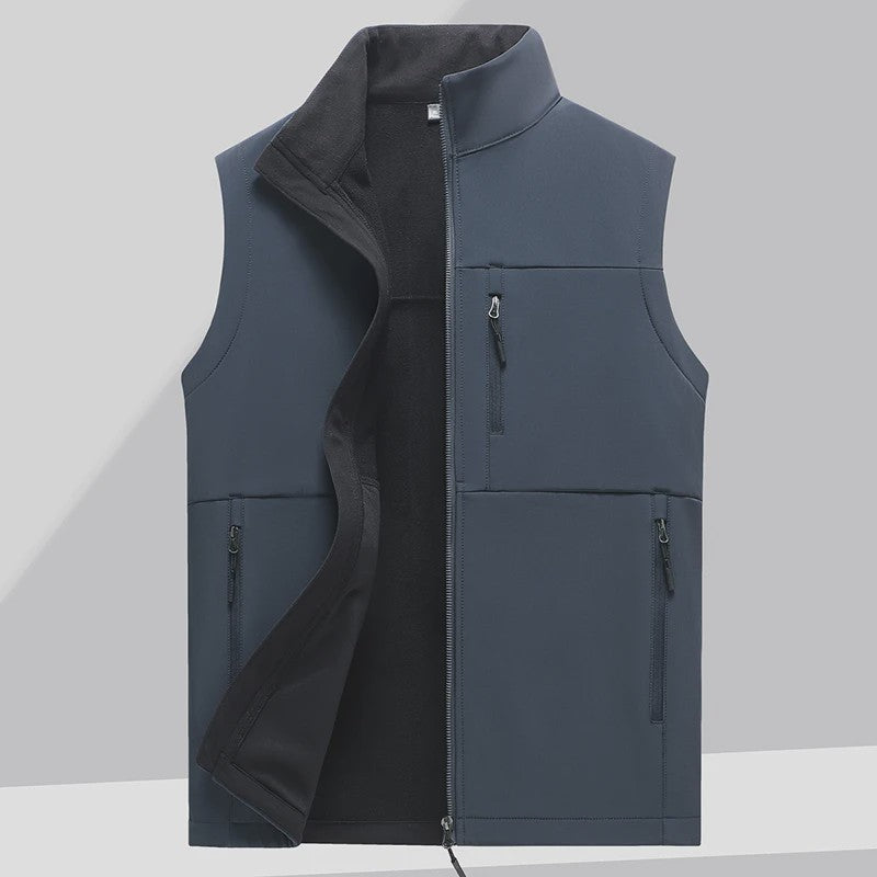 Heren Softshell Gevoerd Vest - Waterdicht, Winddicht & Warm
