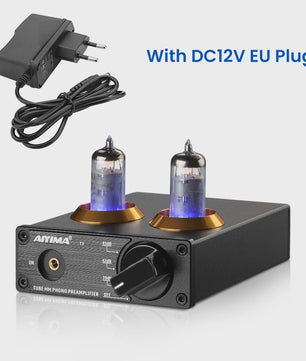 AIYIMA T3 HiFi Vacuum Tube Phono Preamplifier voor Platenspeler