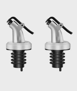 Set van 4x Wijnfles Stop & Olijfolie Schenktuit - Lekvrije Keuken Bar Accessoires