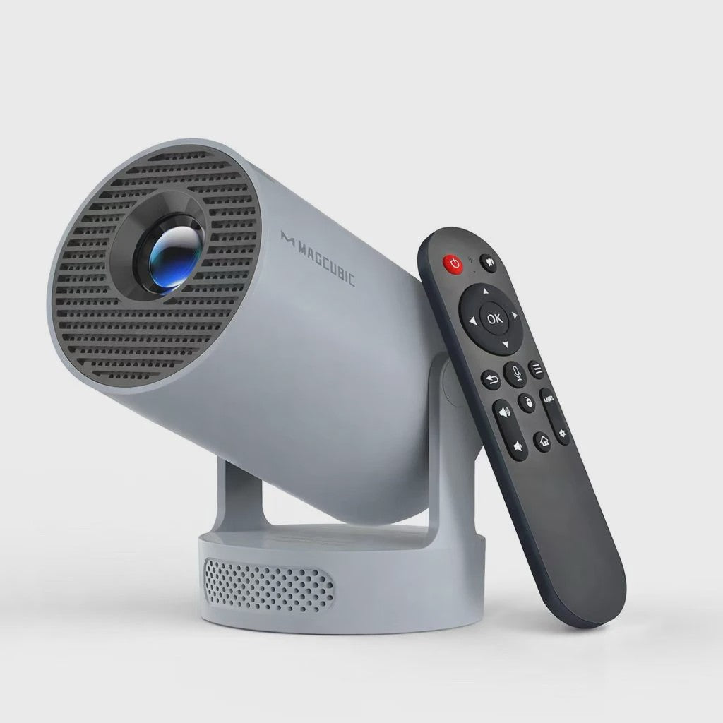Magcubic HY300 Pro+ Mini Projector: 8K Ondersteuning, Android 14, WiFi 6, Draagbaar met 5W HiFi Speaker