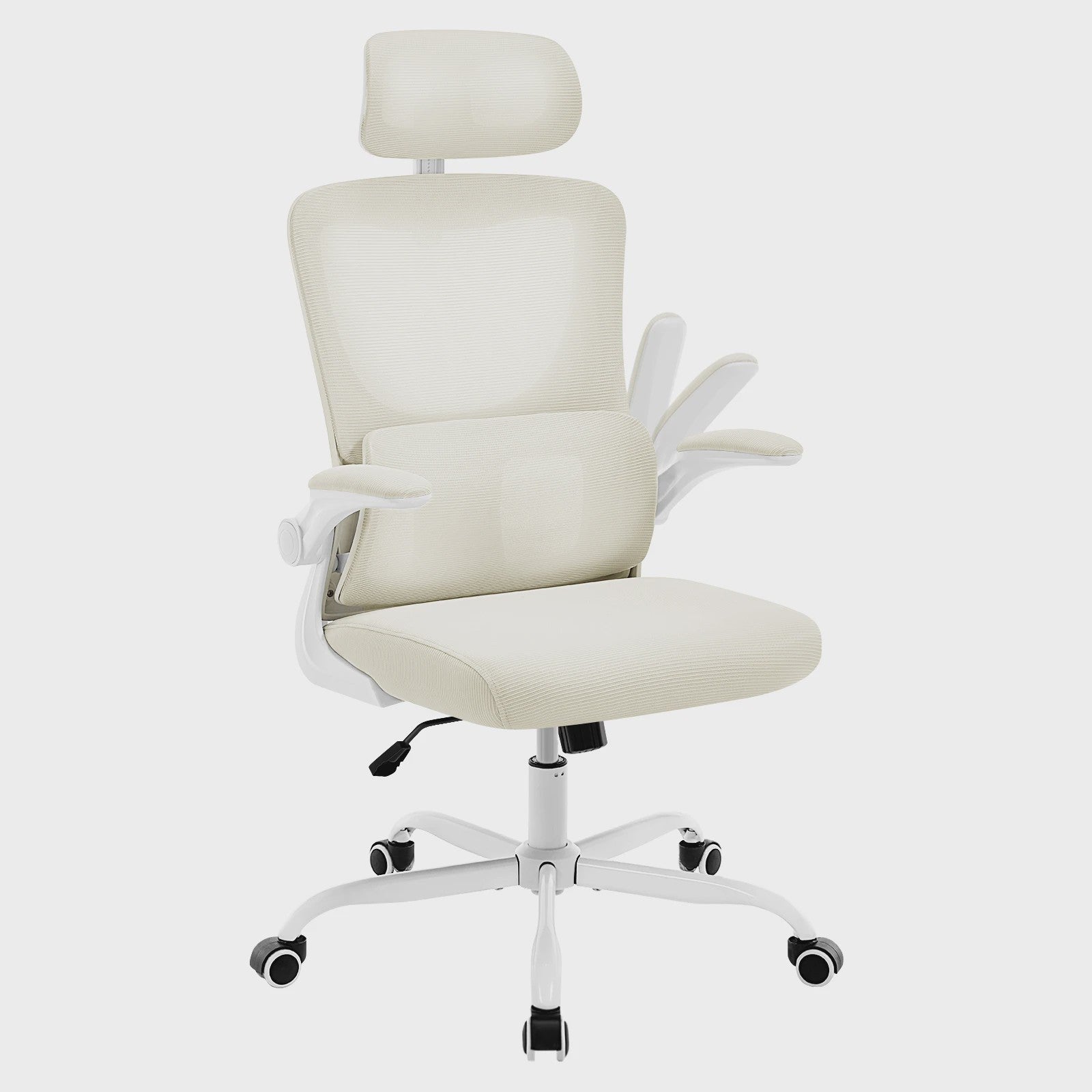Ergonomische Bureaustoel Mesh met Hoofdsteun en Kantelfunctie - Comfortabel Werken