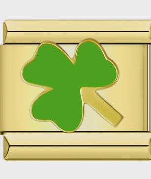 Hapiship Gouden Bedelarmband RVS - Bloemen, Hart, Aarde, Kers & Koffie Bedels