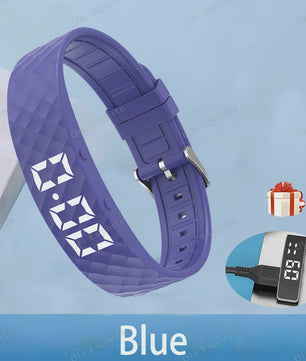 Trilwekker Armband Horloge - Stille Wekker voor Zware Slapers, Verstelbaar & Draagbaar