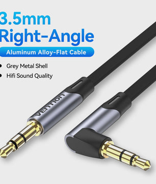 Vention 3.5mm Jack Audio Kabel - Male naar Male Aux Kabel voor Telefoon, Auto, Koptelefoon & Speaker