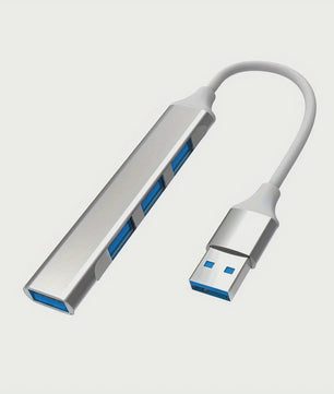 USB-C Hub 4-Poorts Multi-Splitter met OTG Functie voor Laptops en Smartphones