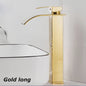 Waterval Wastafelkraan - Dubbele Bediening Warm & Koud - Stijlvolle Badkamer Mixer Kraan