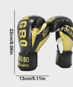 Kinder Bokshandschoenen Leer - Training, Sparring & Fitness - Set van 2