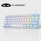 MageGee Mini 60% Gaming Toetsenbord met RGB Backlit, 61 Toetsen, Compact & Ergonomisch