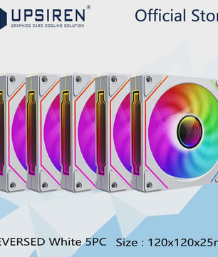 UPSIREN UF-1 PRISM 4 PRO 12cm ARGB PWM PC Ventilator - Stille Koeling met Grote Luchtstroom
