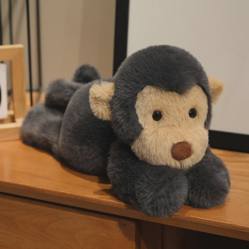 Kawaii Aap Knuffel 40cm - Schattige Pluche Speelgoed Pop voor Kinderen, Perfect Festival Cadeau