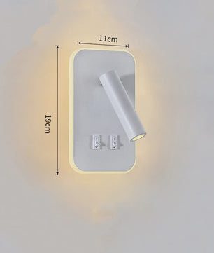 Draaibare LED Wandlamp Aluminium - 350° Rotatie, Dubbele CCT (3000K/6500K)