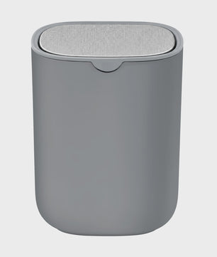 Songmics Tafel Prullenbak met Deksel - RVS Swing Lid, 1.5 Liter Capaciteit
