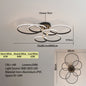 Moderne LED Plafondlamp Kroonluchter - Dimbaar, Goud/Chroom/Zwart
