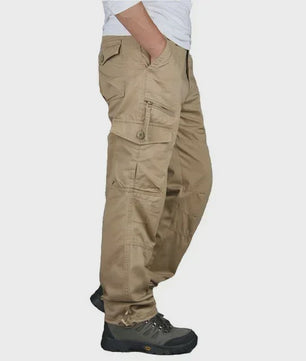 Heren Cargo Broek - Comfortabele Outdoor & Wandelbroek met Meerdere Zakken