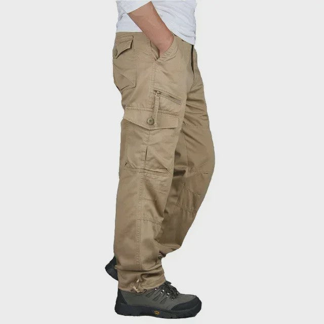 Heren Cargo Broek - Comfortabele Outdoor & Wandelbroek met Meerdere Zakken