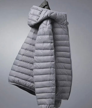 Lichtgewicht Heren Winterjas met Capuchon - Winddicht & Warm voor Buitenactiviteiten