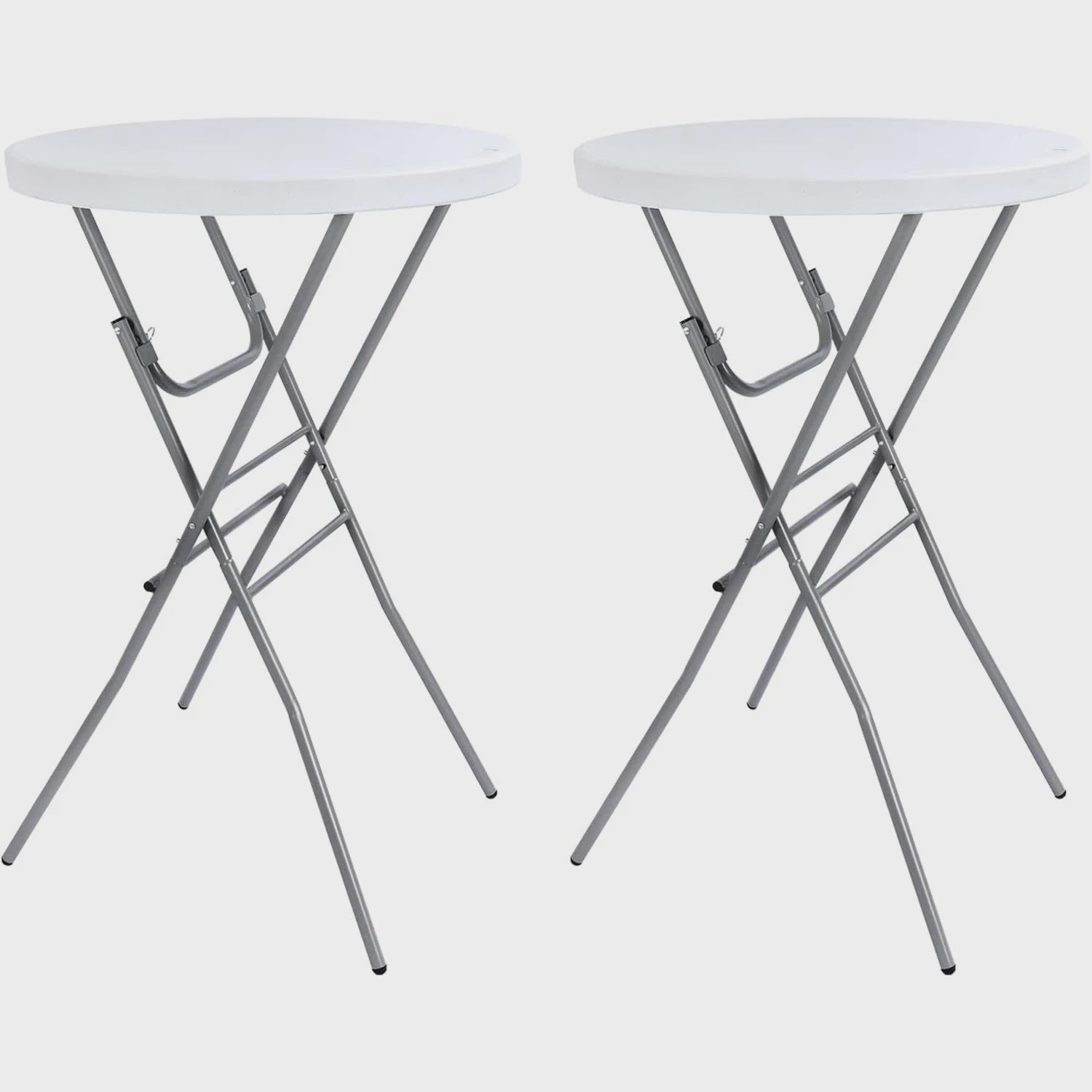 Ronde Staande Klaptafel 80cm - Weerbestendige Bistro Tafel voor Buitenfeesten & Evenementen