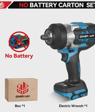 ONEVAN Accu Slagmoersleutel 2800 Nm Borstelloos - 5 Snelheden - Makita 18V Compatibel