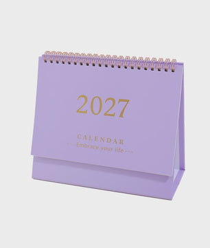 2027 Bureaukalender Maandkalender - Spiraalbinding, Opvouwbaar & Staand - Ideaal voor Planner, Kantoor & Thuis