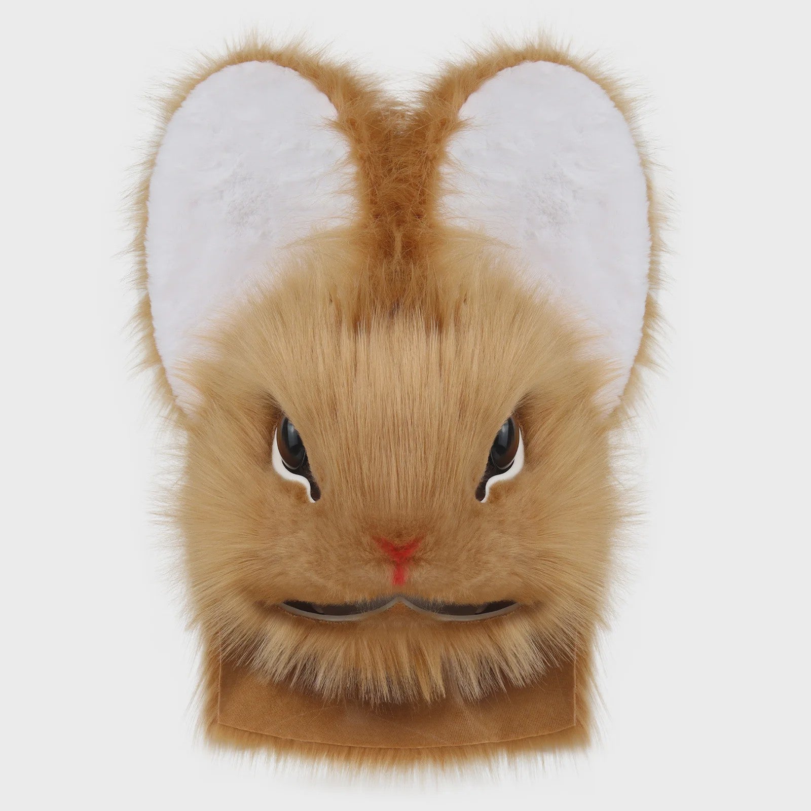 Realistisch Pluche Konijnenmasker - Fursuit Accessoire voor Cosplay, Feest & Halloween