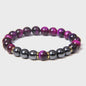 Handgemaakte Tijgeroog & Hematiet Kralen Armband - Energie & Meditatie Sieraden