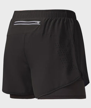 Heren Sportshorts Dubbellaags - Sneldrogend & Comfortabel voor Fitness en Hardlopen