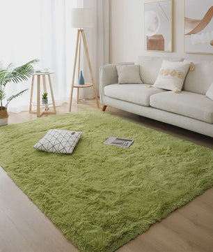 Luxe Witte Pluizige Vloerkleed - Zacht & Antislip voor Woonkamer & Slaapkamer