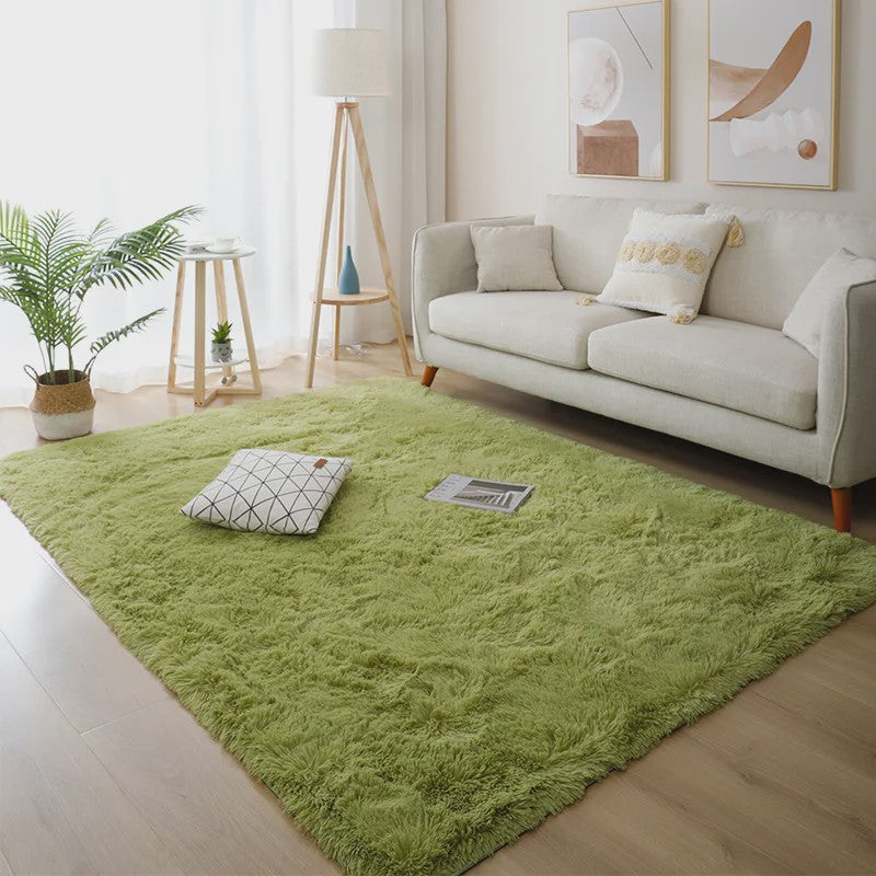 Luxe Witte Pluizige Vloerkleed - Zacht & Antislip voor Woonkamer & Slaapkamer