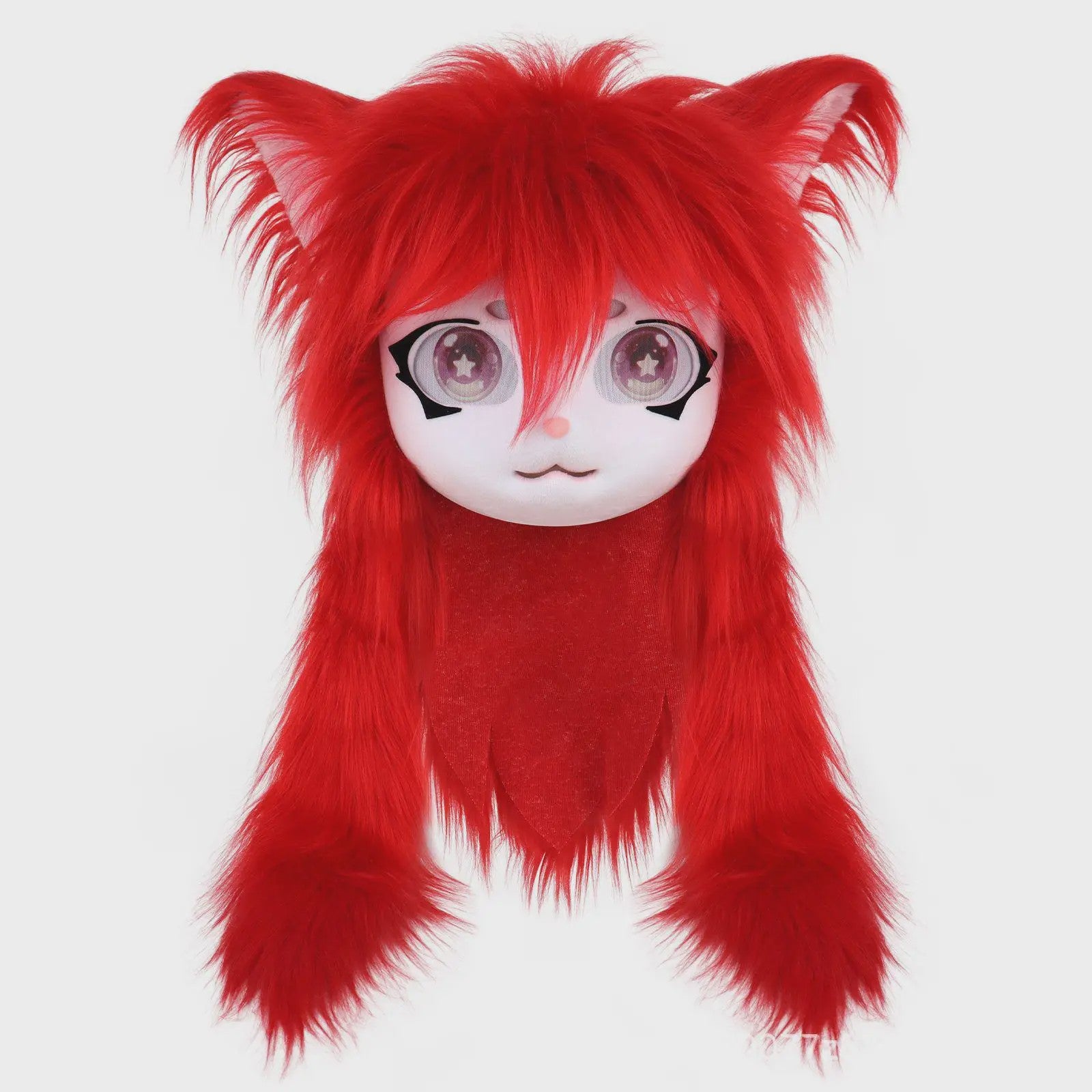 Furry Cosplay Masker Hoofddeksel - Kat & Konijn Stijl voor Kinderen & Feestjes