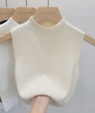 Gebreide Tanktop Dames - Mouwloos Vest Trui voor Lente & Zomer