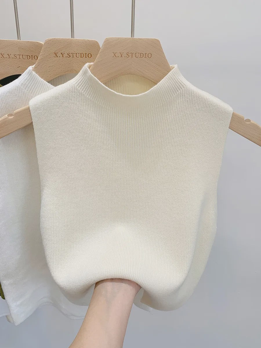 Gebreide Tanktop Dames - Mouwloos Vest Trui voor Lente & Zomer