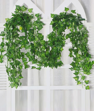 Kunstplant Klimop met Groene Bladeren - Decoratieve Slierplant voor Huis, Bruiloft & Achtergrond