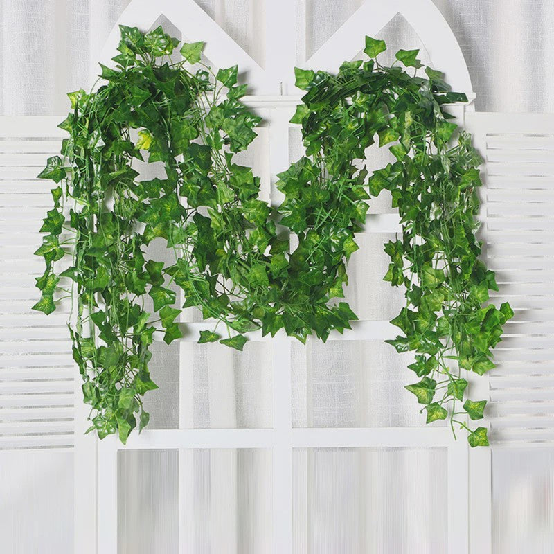 Kunstplant Klimop met Groene Bladeren - Decoratieve Slierplant voor Huis, Bruiloft & Achtergrond