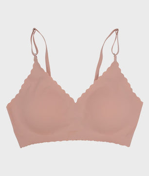 Naadloze Comfort Beha met Padded Cups en Golvende Rand - 9 Kleuren