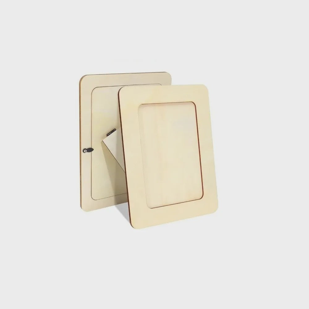 Onbewerkte Houten Fotolijst - DIY Schilderen & Decoreren - Desktop Display